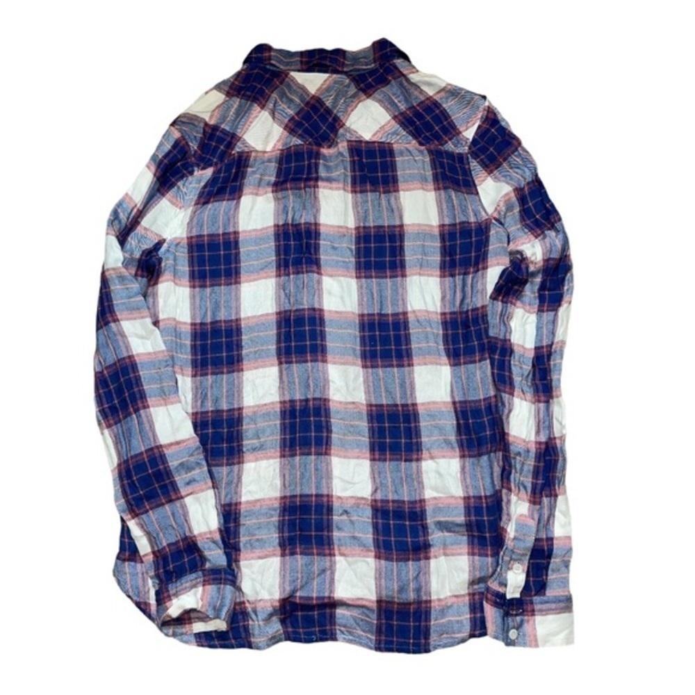 Paige Multi Colored Plaid Button Down Shirt - Picture 4 of 6